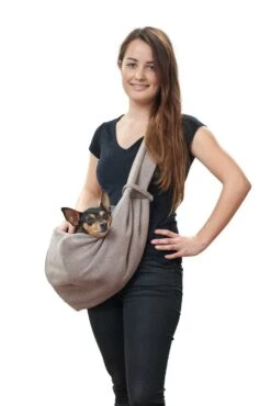 Hunter Hondendraagtas Los Angeles Taupe -Huisdierbenodigdheden image 1140