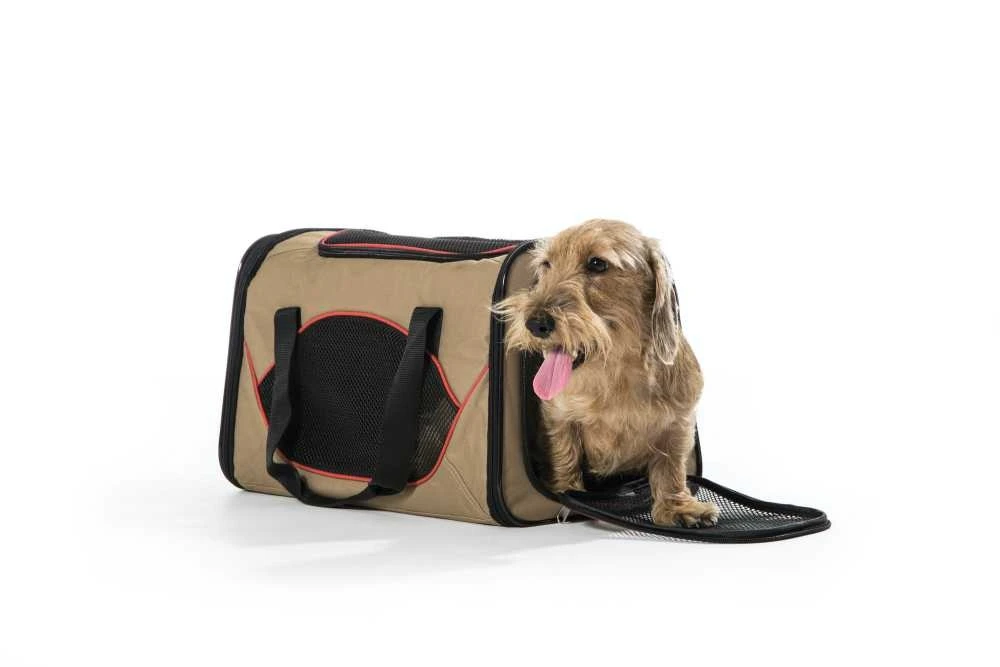 Hunter Hondendraagtas Kansas Beige 4 Hunter Hondendraagtas Kansas Beige - Afbeelding 2