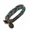 Hunter Hondenhalsband Solid Education Cord Bruin Turquoise -Huisdierbenodigdheden image 1282