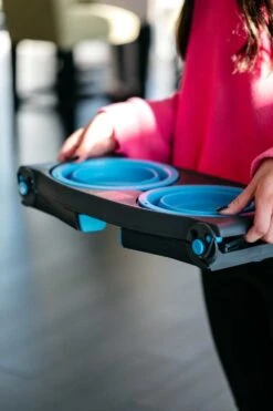 Dexas Adjustable Height Pet Feeder Pro Blue -Huisdierbenodigdheden image 1346