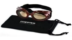 Dogoptics Hondenzonnebril Biker Brown Frame/Brown Lens