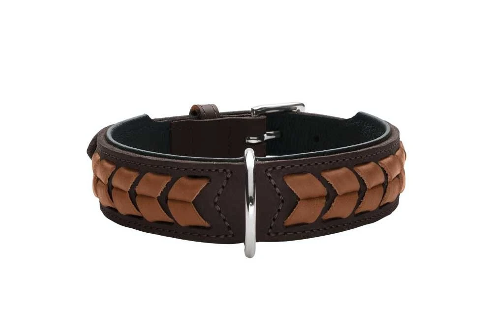 Hunter Hondenhalsband El Paso Bruin 3 Hunter Hondenhalsband El Paso Bruin