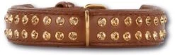 Doxtasy Hondenhalsband Swarovski Extreme Brown 30 Mm