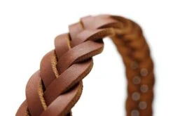 Hunter Hondenhalsband Solid Education Cognac -Huisdierbenodigdheden image 1838