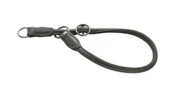 Hunter Training Halsband Hond Round & Soft Grijs