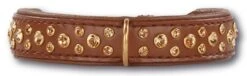 Doxtasy Hondenhalsband Swarovski Extreme Brown 20mm