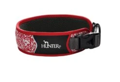 Hunter Hondenhalsband Divo Reflect Rood