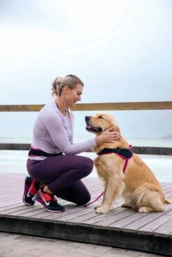 Rogz Hondenriem Handsfree Airtech Sport Roze -Huisdierbenodigdheden image 2178