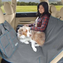 Kurgo Hondendeken Voor De Achterbank Hammock Grey -Huisdierbenodigdheden image 2320