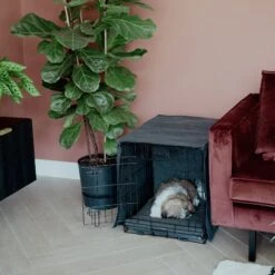 District70 Sherpa Benchkussen Donkergrijs -Huisdierbenodigdheden image 2340