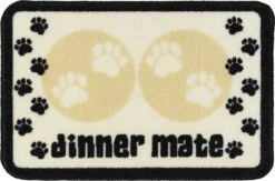 Pet Rebellion Voerbakmat Dinner Mate Creme -Huisdierbenodigdheden image 2524
