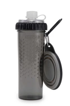Dexas Snack Duo Met Travel Cup Light Grey