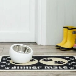 Pet Rebellion Voerbakmat Dinner Mate Zwart