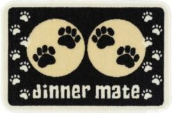 Pet Rebellion Voerbakmat Dinner Mate Zwart -Huisdierbenodigdheden image 2568