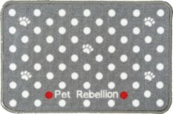 Pet Rebellion Voerbakmat Dotty Grey -Huisdierbenodigdheden image 2593