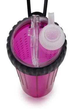Dexas Snack Duo Met Travel Cup Fuchsia -Huisdierbenodigdheden image 2597