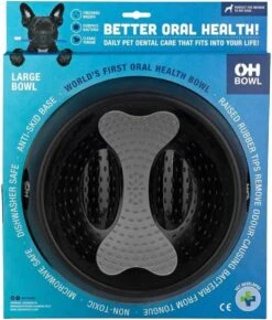 Lickimat OH Voerbak Zwart -Huisdierbenodigdheden image 2600