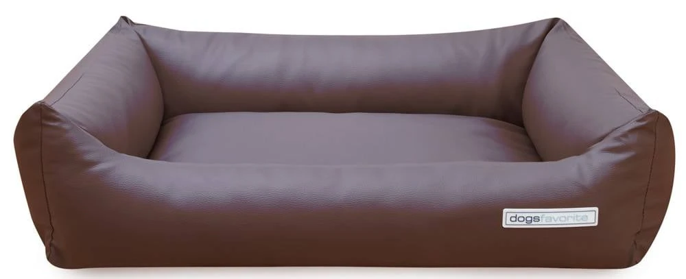 Dogsfavorite Hondenmand Kunstleer Bruin 3 Dogsfavorite Hondenmand Kunstleer Bruin
