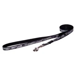 Rogz Hondenriem Trendy Black Bones
