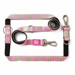 Max & Molly Hondenriem Multi Function Retro Pink